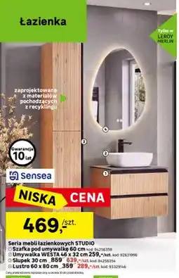 Leroy Merlin Szafka pod umywalkę Studio 60 cm Sensea oferta