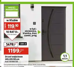 Leroy Merlin Drzwi wejściowe Helios 90 cm oferta