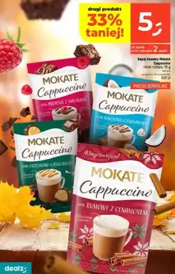 Dealz Kawa rozpuszczalna Napój kawowy Mokate Cappuccino smak brownie z malinami oferta