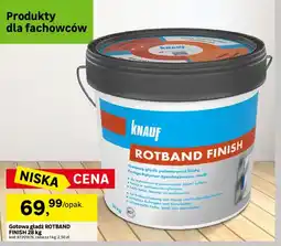 Leroy Merlin Gotowa gładź Rotband Finish 28 kg Knauf oferta