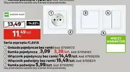 Leroy Merlin Gniazdo pojedyncze bez ramki Flavia Elektro-Plast oferta