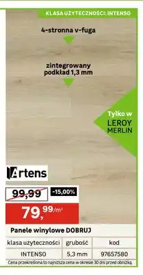 Leroy Merlin Panele winylowe Dobruj Artens oferta