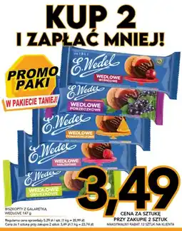 Kupiec Biszkopty z galaretką Wedlove gruszkowe E.Wedel oferta