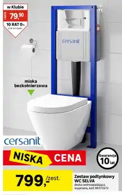 Leroy Merlin Zestaw podtynkowy Wc Selva Cersanit oferta
