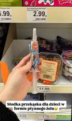 Dino Żelki płynne Sweet and Fun Blood Shots Candy Slime Strawberry oferta