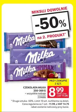 Selgros Czekolada Milka oferta