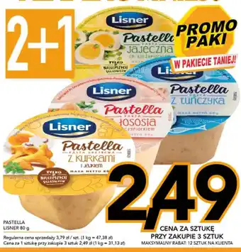 Pastella pasta grzybowa z kurkami i jajkiem Lisner