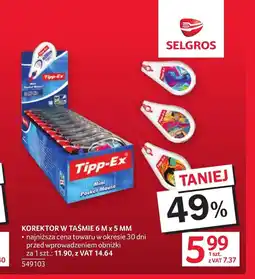 Selgros Korektor Tipp-Ex oferta