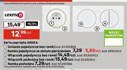 Leroy Merlin Gniazdo pojedyncze bez ramki Ardea Lexman oferta