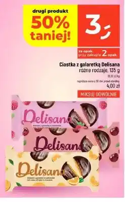 Dealz Ciastka z galaretką Delisana oferta