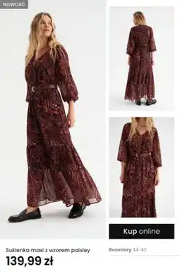 Top Secret Sukienka maxi z wzorem paisley oferta