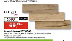 Leroy Merlin Gres szkliwiony Roywood Cersanit oferta