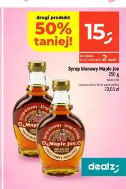 Dealz Syrop klonowy Maple Joe oferta
