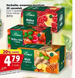 Prim Market Herbatka owocowa premium Bifix 20 saszetek oferta