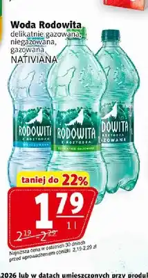 Prim Market Woda gazowana Rodowita delikatnie oferta