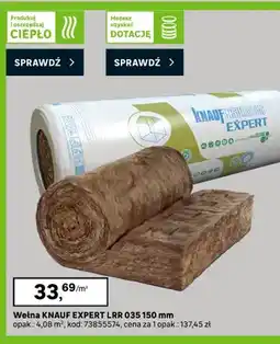Leroy Merlin Wełna Knauf Expert Lrr 035 150 mm oferta