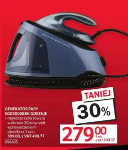 Selgros Generator pary Gorenje oferta
