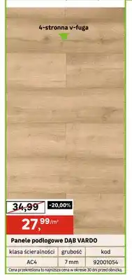 Leroy Merlin Panele podłogowe Dąb Vardo oferta
