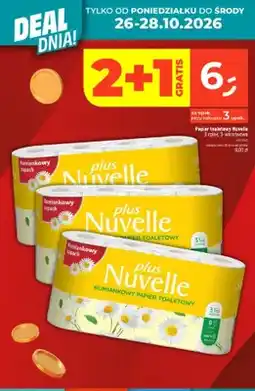 Dealz Papier toaletowy Nuvelle 3-warstwowy 8-pak oferta