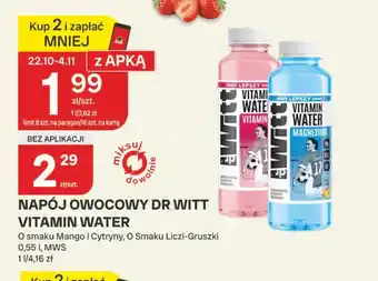 Napój owocowy Dr Witt Vitamin Water o smaku mango i cytryny