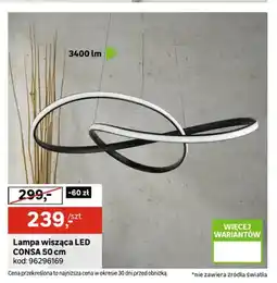 Leroy Merlin Lampa wisząca LED Consa 50 cm oferta