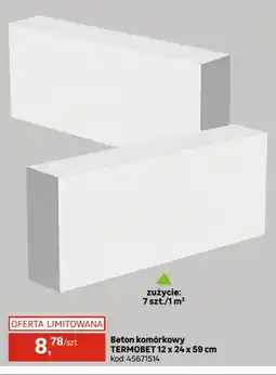 Leroy Merlin Beton komórkowy 12x24x59 cm Termobet oferta