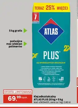 Leroy Merlin Klej odkształcalny Atlas Plus oferta