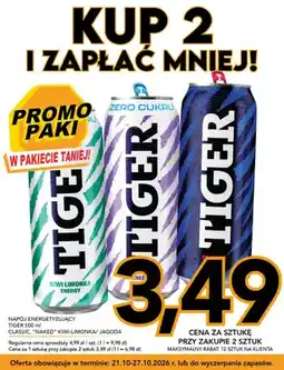 Kupiec Napój energetyzujący Tiger Jagoda oferta