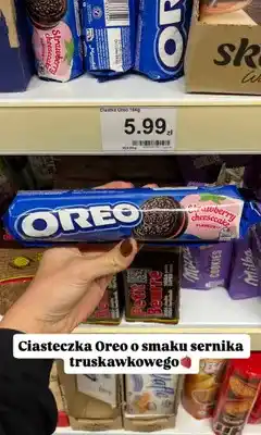Dino Ciastka Oreo Strawberry Cheesecake oferta