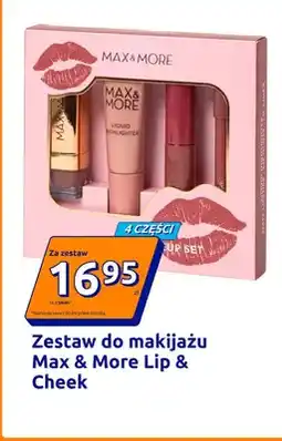 Action Zestaw do makijażu Max & More Lip & Cheek oferta