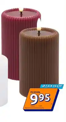 Action Świeca LED Ø7,5x15 cm oferta