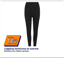 Action Legginsy termiczne ze wzorem oferta