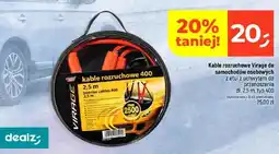 Dealz Kable rozruchowe Virage do samochodów osobowych z etui z uchwytem do przenoszenia typ 400 oferta