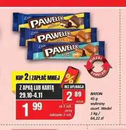 Chorten Baton Pawełek E.Wedel oferta