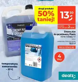 Dealz Zimowy płyn do spryskiwaczy Phenix oferta