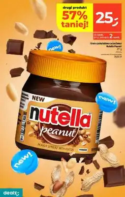 Dealz Krem czekoladowo-orzechowy Nutella Peanut oferta