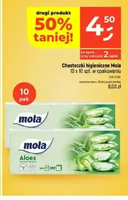 Dealz Chusteczki higieniczne 10-pak Mola oferta