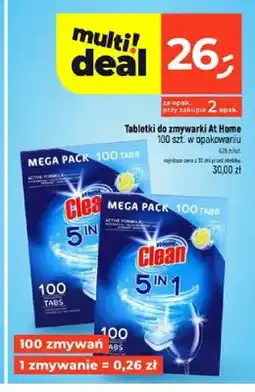 Dealz Tabletki do zmywarki At Home oferta