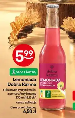 Żabka Lemoniada Dobra Karma z kiszonych cytryn i malin oferta