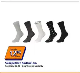 Action Skarpetki z nadrukiem 5-pak oferta