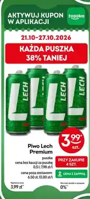 Żabka Piwo Lech Premium oferta