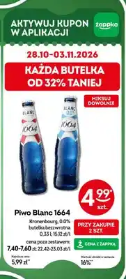 Żabka Piwo Blanc 1664 Kronenbourg oferta