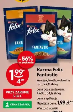 Żabka Karma Felix Fantastic kurczak oferta