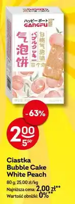 Żabka Ciastka Bubble Cake White Peach Gangfu oferta