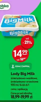 Żabka Lody Big Milk śmietankowo-waniliowe oferta