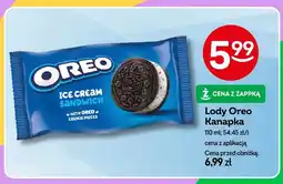 Żabka Lody Oreo Kanapka oferta