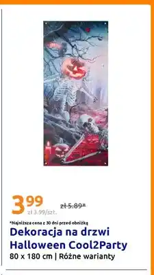 Action Dekoracja na drzwi Halloween Cool2Party 80x180 cm oferta