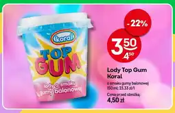 Żabka Lody Top Gum o smaku gumy balonowej oferta