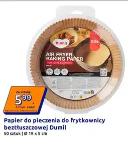 Action Papier do pieczenia do frytkownicy beztłuszczowej Dumil oferta
