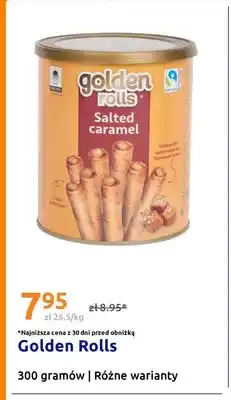 Action Rurki waflowe Golden Rolls oferta